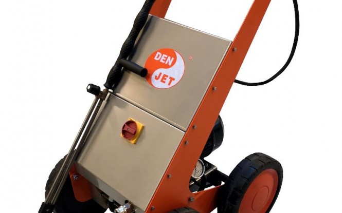 واترجت الکتریکی برقی 200 بار جهت رسوب زدایی و شستشوی صنعتی مدل CE-08 ساخت دن جت دانمارک