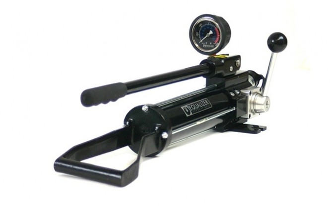 پمپ دستی هیدرولیکی دو پورت دو سرعته مدل HP-550 SD ساخت اکولایزر انگلستان