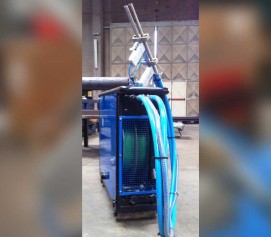 فلکسیبل لنس ماشین دوگانه با درایور بادی جهت رسوب زدایی داخلی مبدل با فشار 8 بار مدل FX2 - Air ساخت ایدروجت ایتالیا